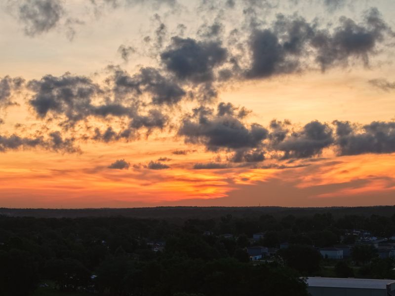 Sunrise aerial photo, Hill 'n Dale FL